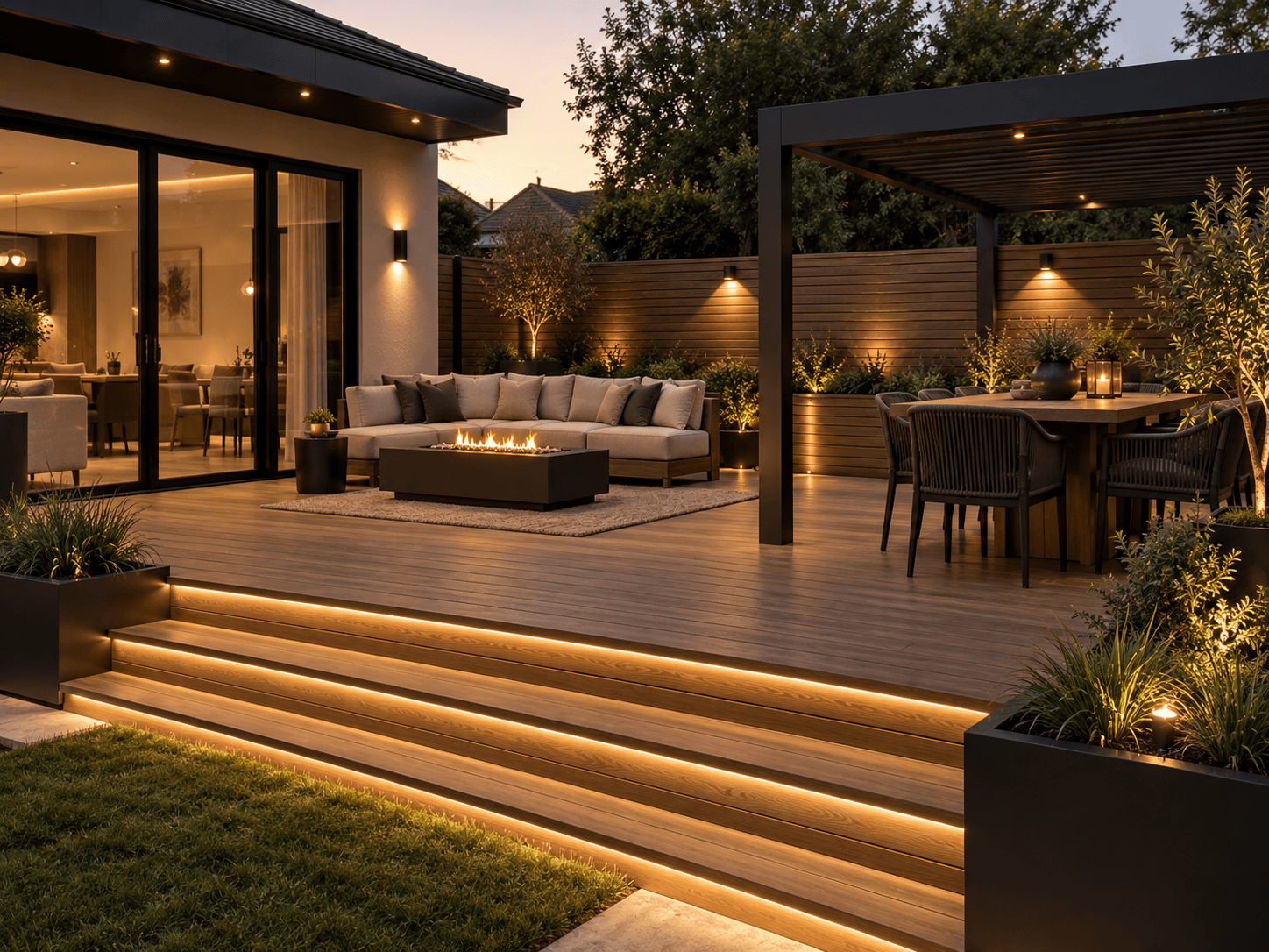 Raised Timber Decking