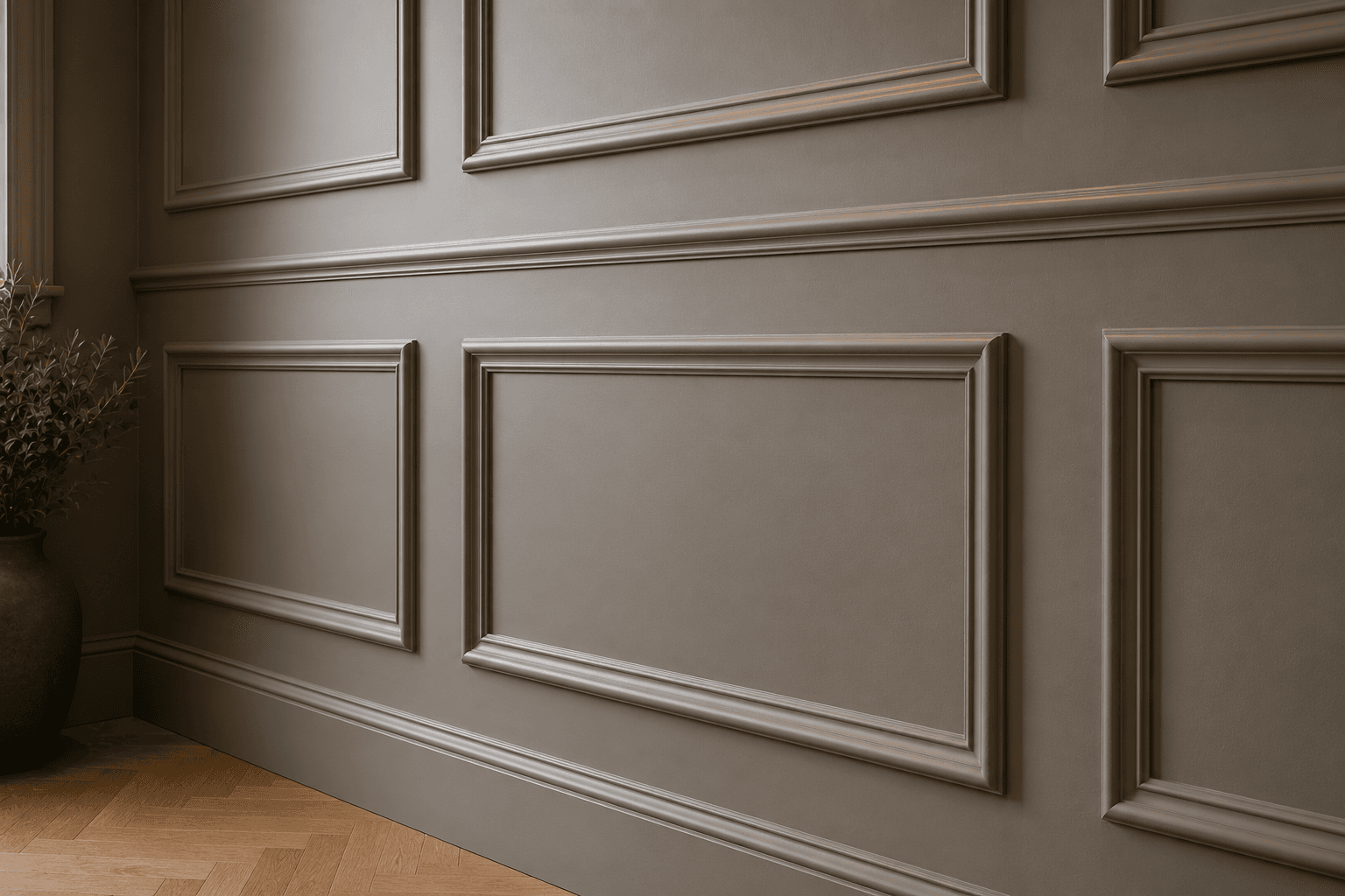 Wall panelling detail